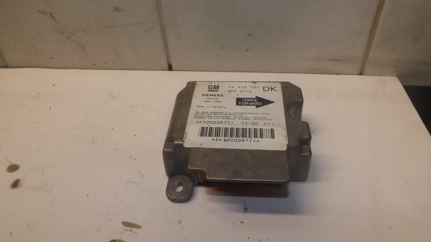 Opel Vectra B Steuergerät Airbagsteuergerät Airbag Modul 24416702DK
