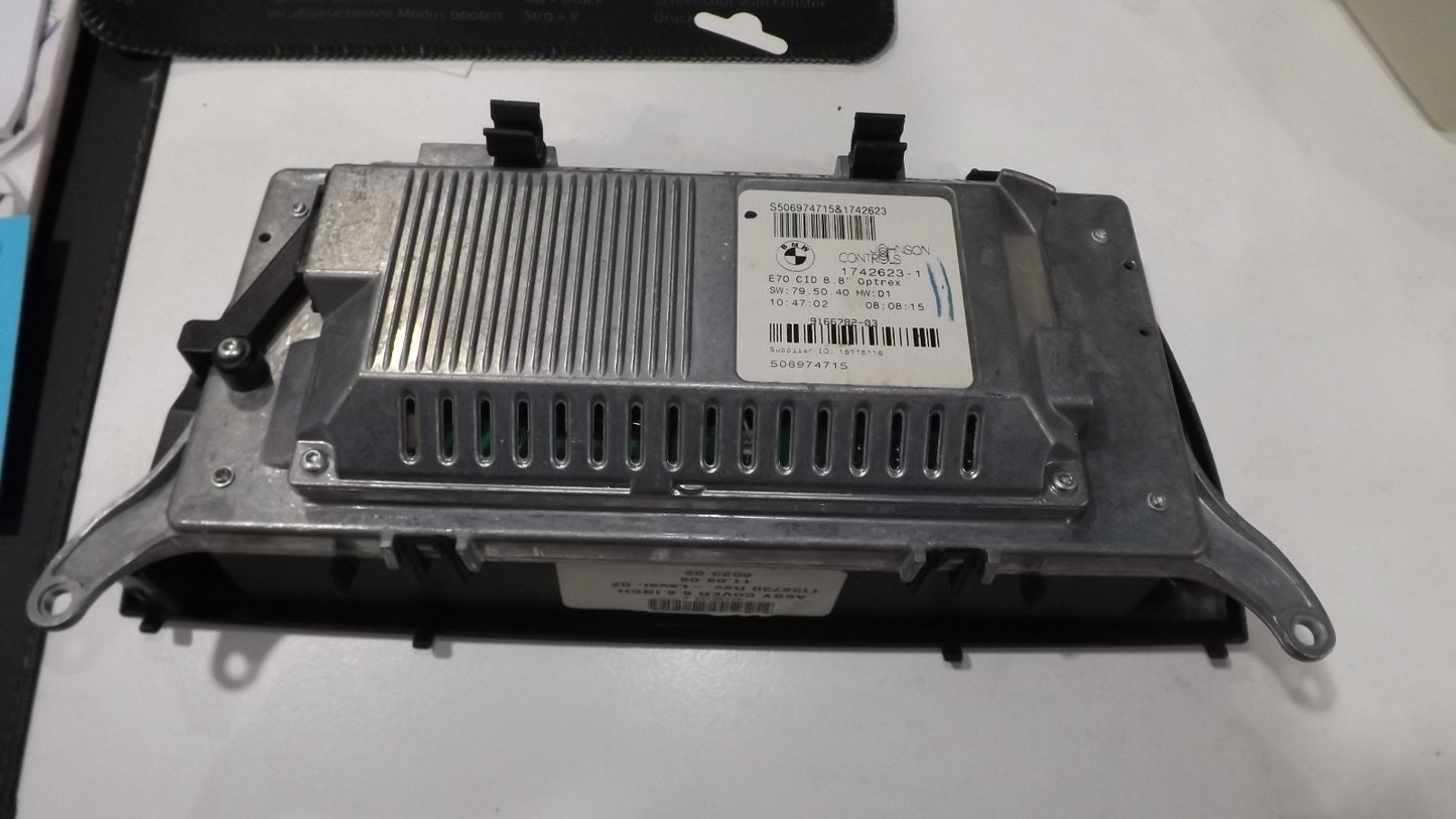 BMW X6 X5 E71 E70 Navigation Display Monitor 9166782 1138730 9166782-03