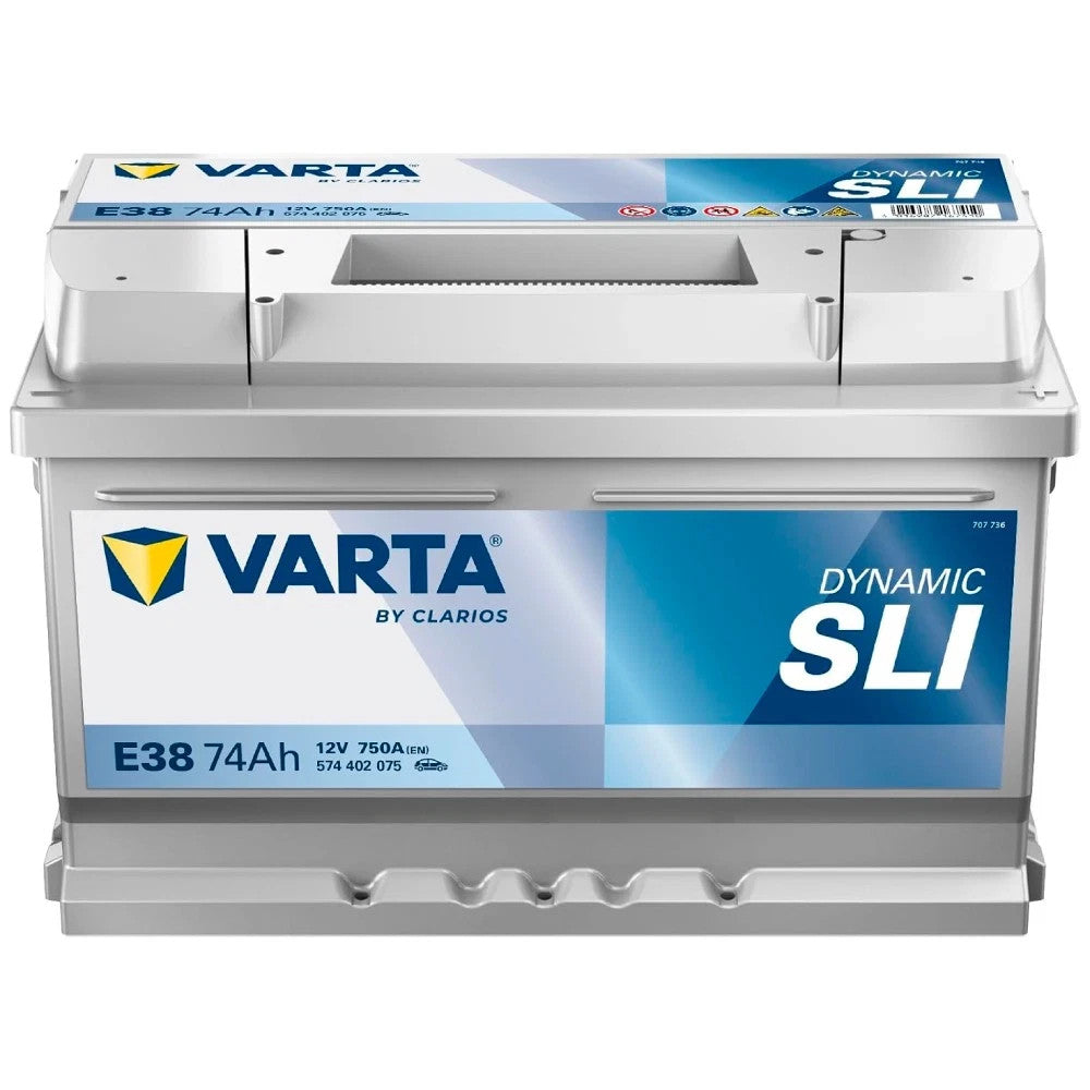 VARTA E38 Dynamic 574402075 Autobatterie 74Ah 12V Starterbatterie Batterie