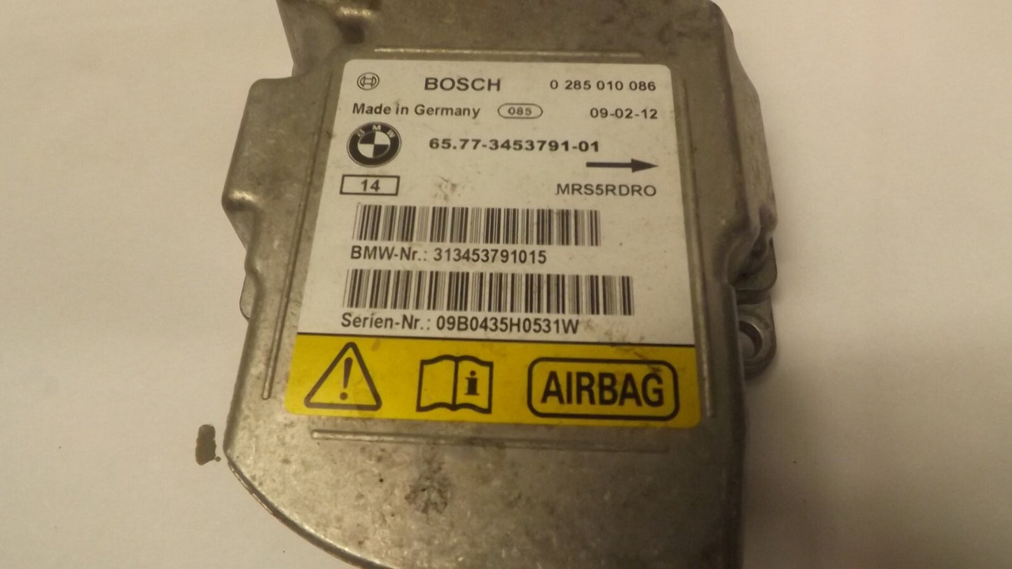 BMW Airbagsteuergerät Airbag Steuergerät 65773453791 0285010085