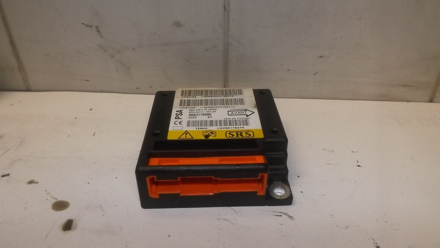 Peugeot 1007 Steuergerät Airbagsteuergerät Airbag Modul 9663176580