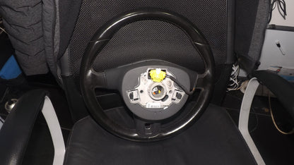 VW T5 Multivan Leder Lenkrad 7E0419091L Multifunktion Airbag