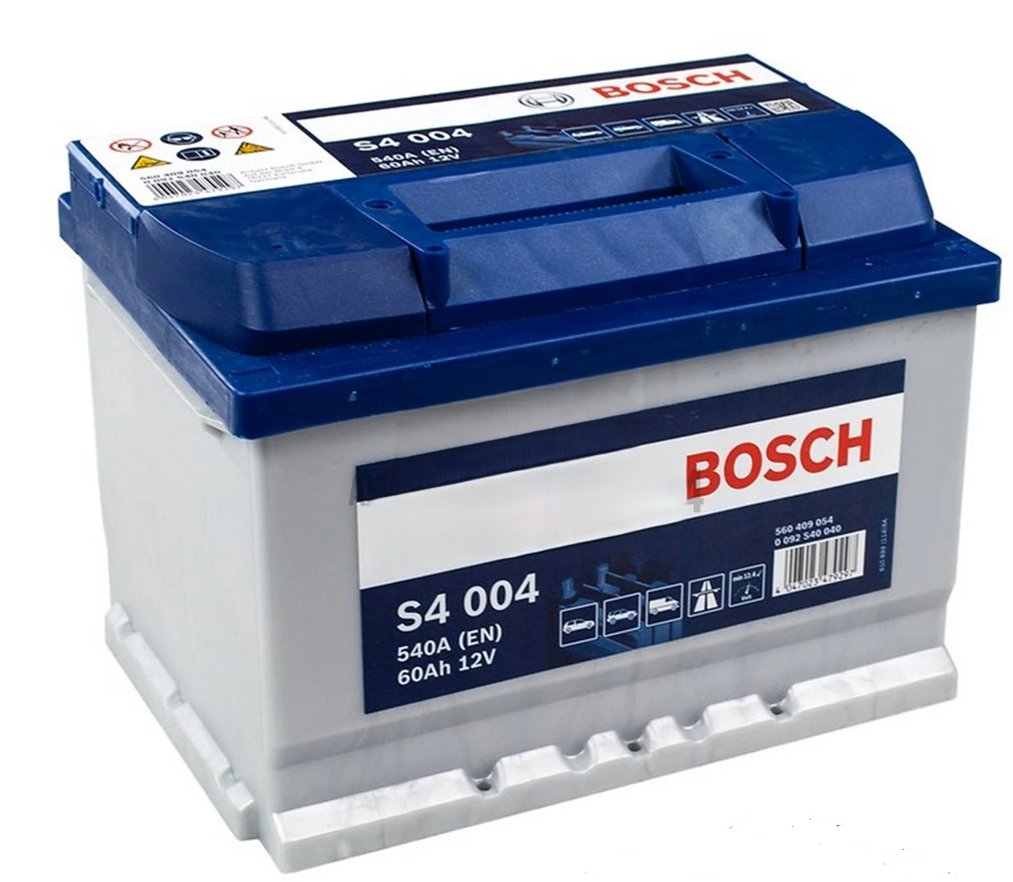 Bosch  Auto Starterbatterie Batterie S4 004 60Ah 540A 560409054 0092S40040