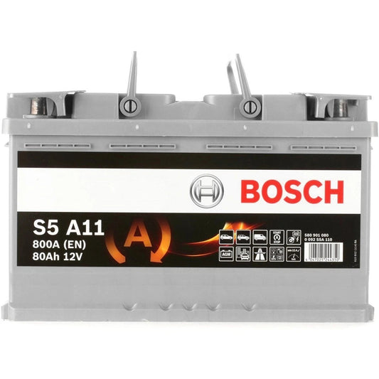 Bosch S5 A11 Autobatterie AGM Start-Stop 12V 80Ah 800A