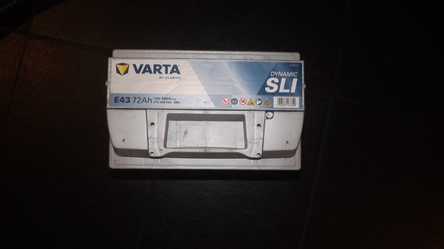 VARTA AUTOBATTERIE DYNAMIC SLI STARTERBATTERIE 680A E43 72Ah 572409068