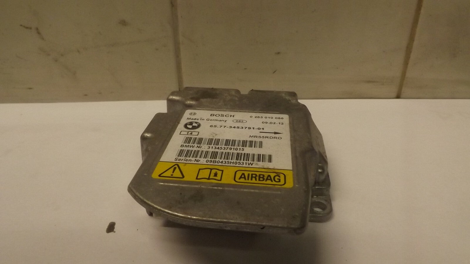 BMW Airbagsteuergerät Airbag Steuergerät 65773453791  0285010085