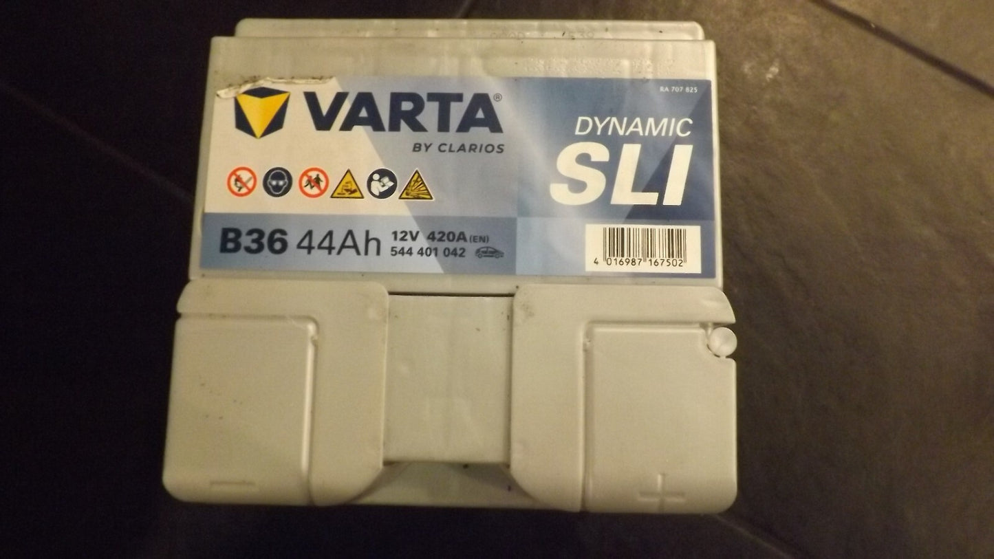 Starterbatterie 12V 44Ah 420A VARTA Dynamic SLI B36 B13 Batterie 544401042