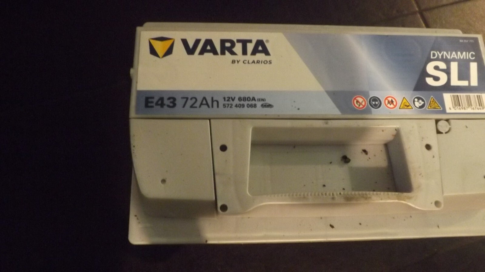 Starterbatterie 12V 72Ah 680A VARTA Dynamic SLI E43 B13 Batterie 572409068