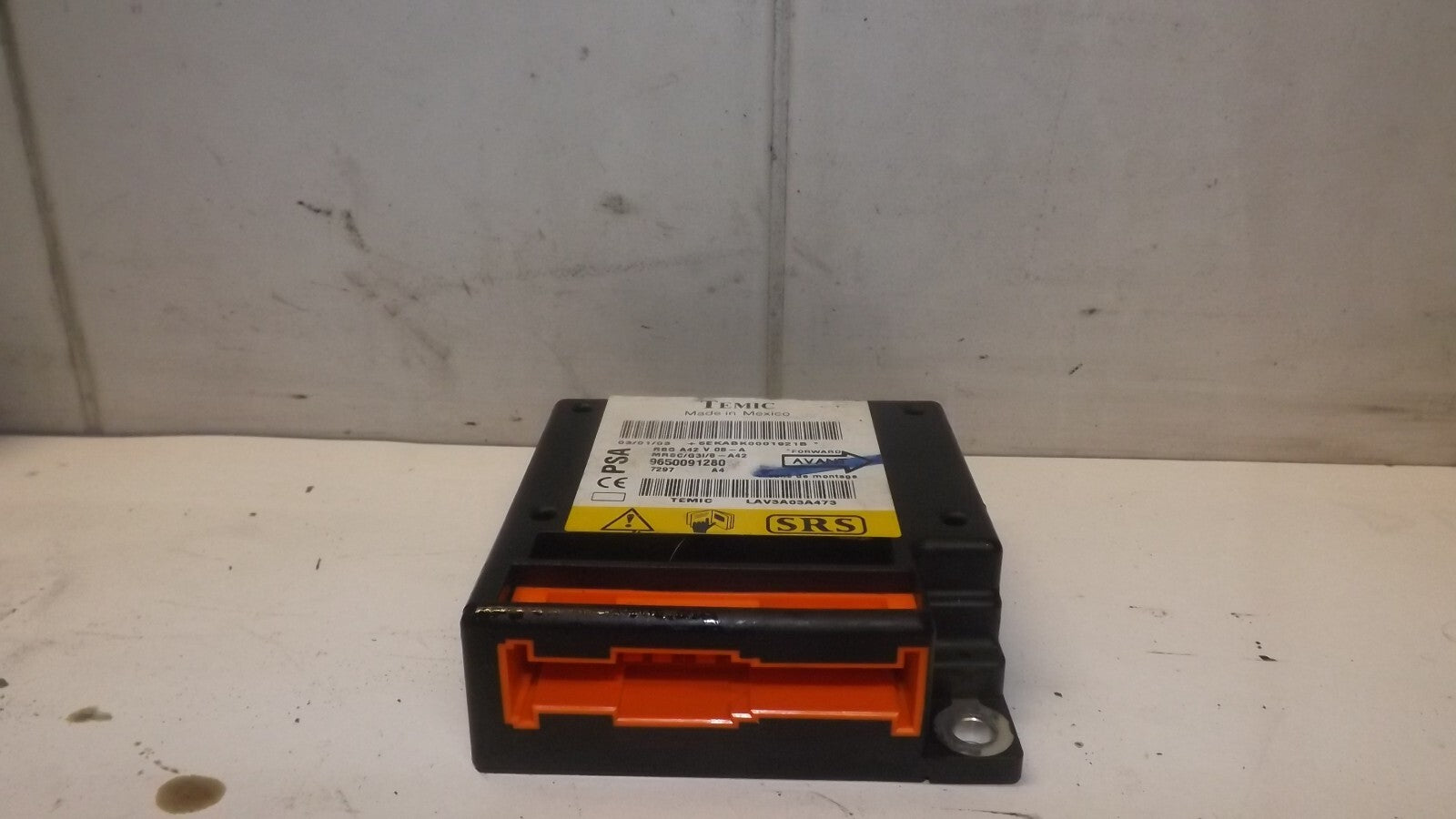 Citroen C2 C3 Steuergerät Airbagsteuergerät Airbag Modul 9650091280