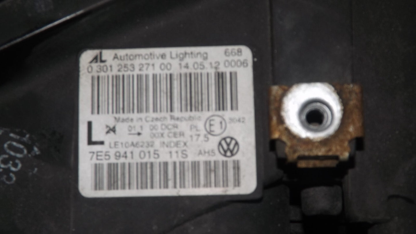VW T5 FACELIFT T6 XENON SCHEINWERFER VORNE LINKS Org. 7E5941015 030125327100