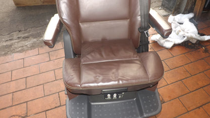 VW T5 T6 Multivan Sitz Sitz Braun Leder Armlehnen Isofix Hinten