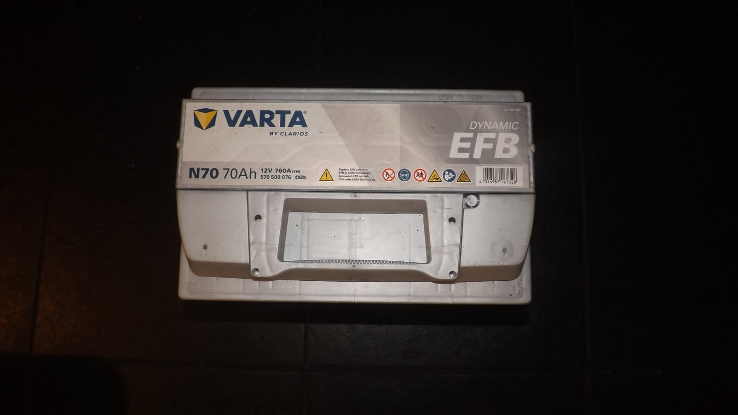 Varta N70 Autobatterie Dynamic  EFB 12V 70Ah Dynamic  Batterie 570500076