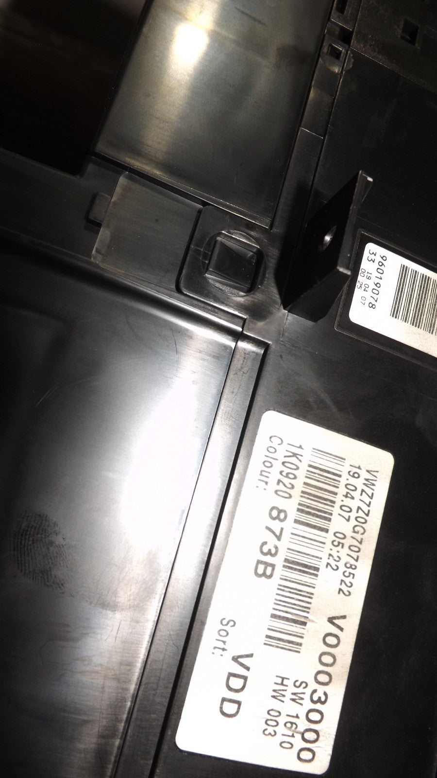 Org VW Golf 5 Plus Tacho Kombiinstrument Schalttafeleinsatz 1K0920873B