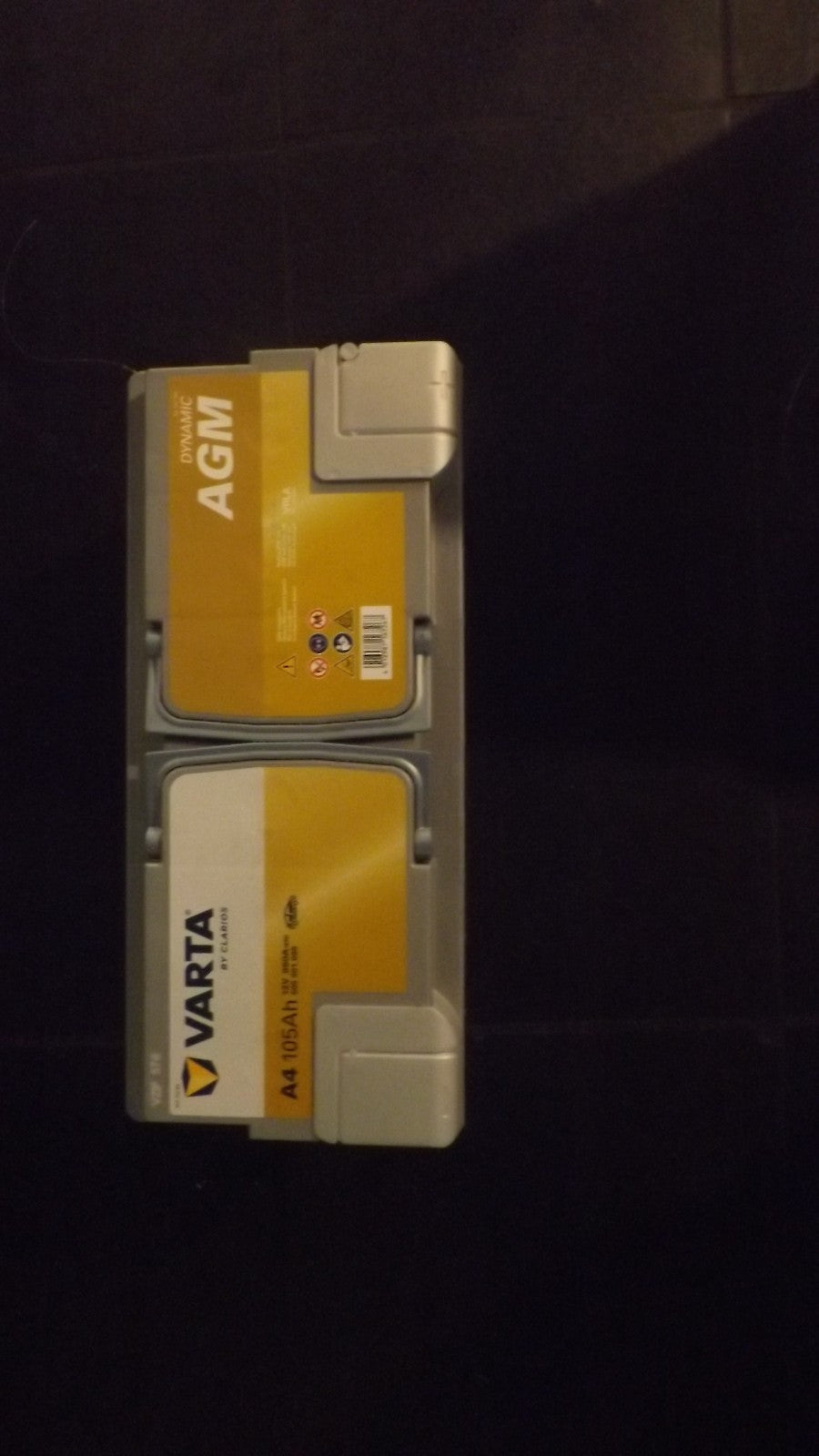 VARTA A4 Dynamic AGM Autobatterie Starterbatterie  605901095 12V 105Ah 950A