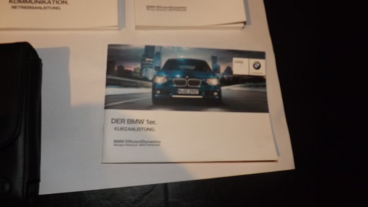 BMW 1er F20  Modellpflege Bordmappe Betriebsanleitung Fahrzeug Technik