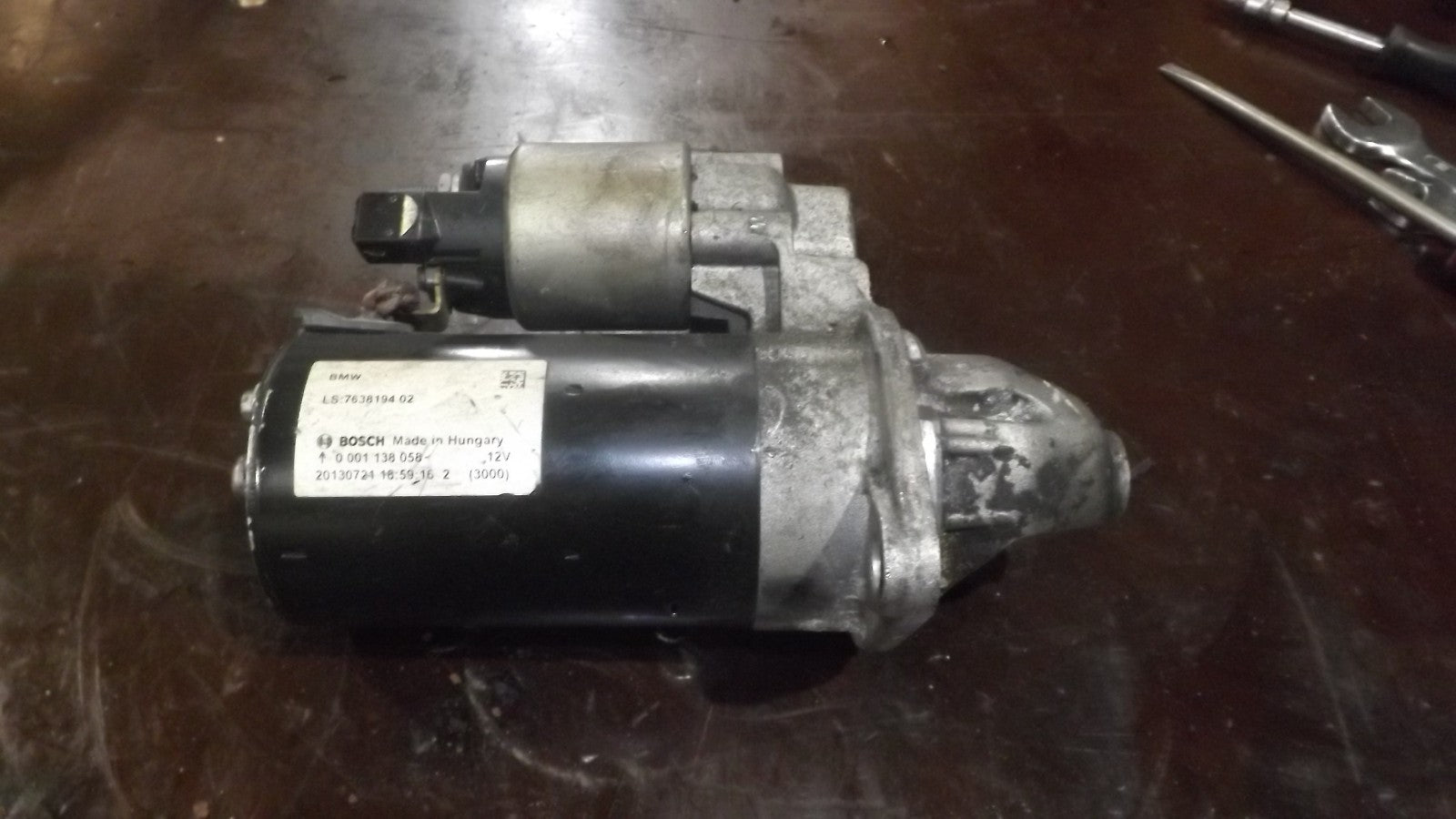 BMW 1 F20 125i 2.0 16V  Anlasser Starter 0001138058