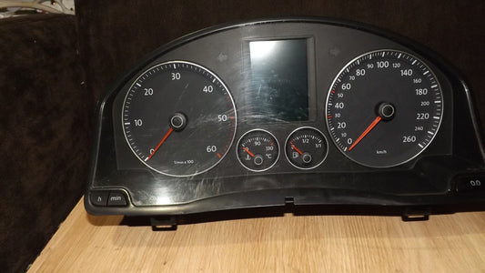 Org VW Golf 5 Plus Tacho Kombiinstrument Schalttafeleinsatz 1K0920873B