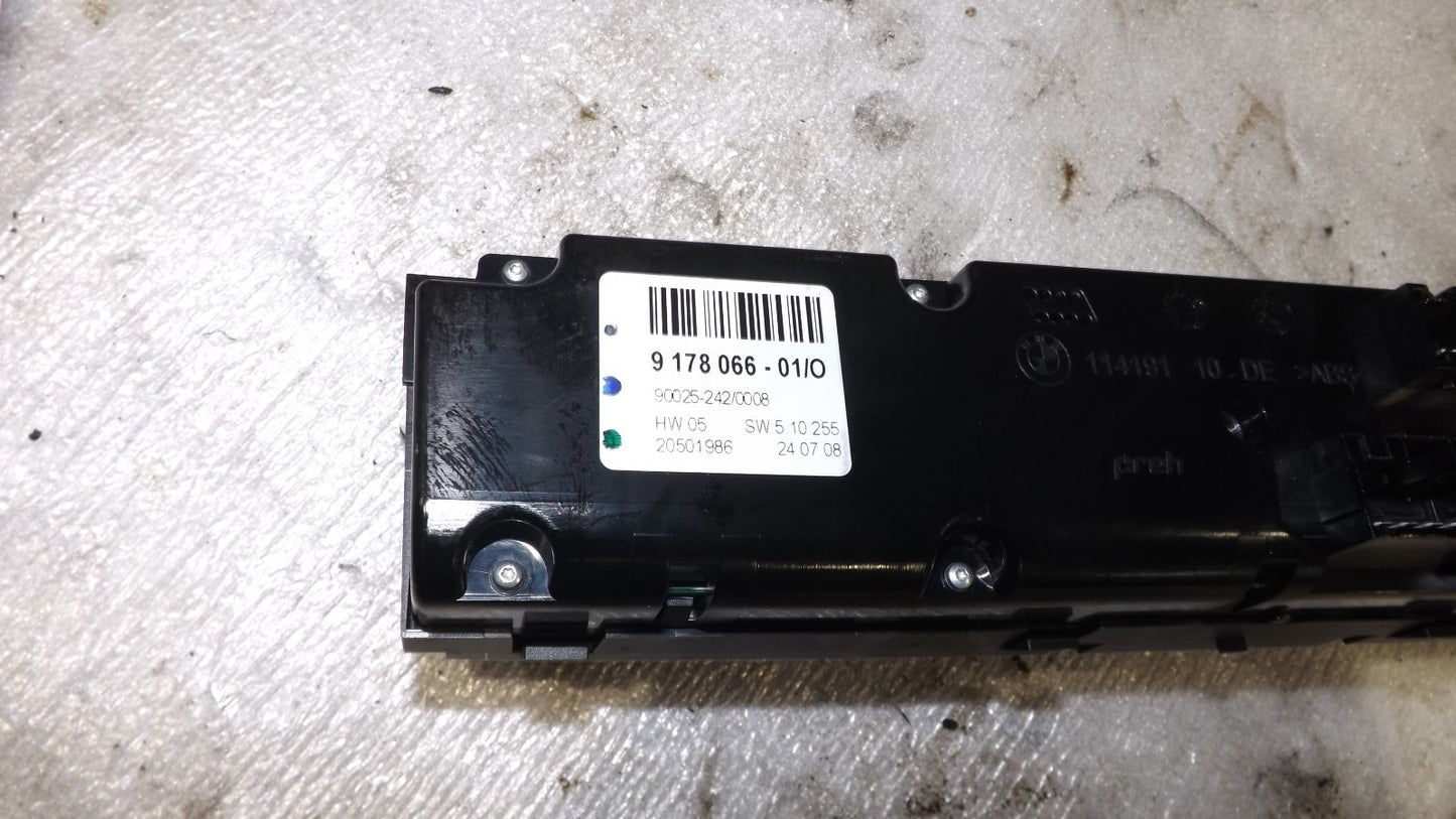 BMW X5 X6 E70 E71 AC CONTROL PANEL KLIMABEDIENTEIL 9178066 917806601