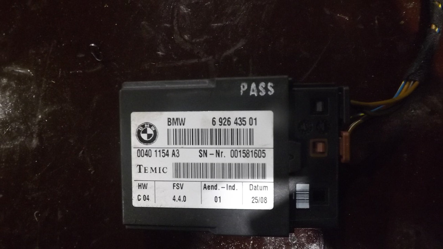 BMW 1er E87 Steuergerät Sitz Sitzheizung vorne rechts 692643501