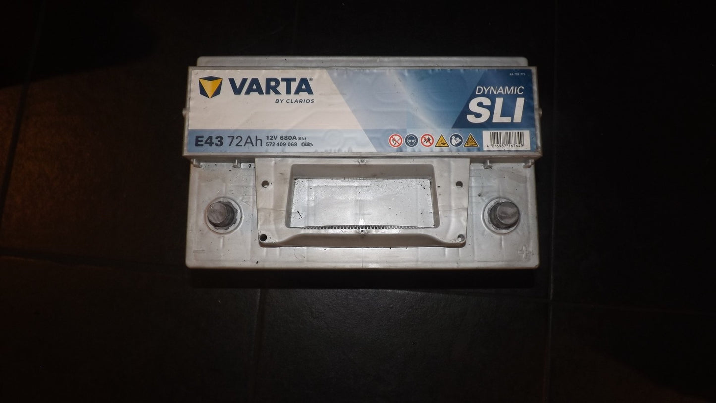 VARTA AUTOBATTERIE DYNAMIC SLI STARTERBATTERIE 680A E43 72Ah 572409068