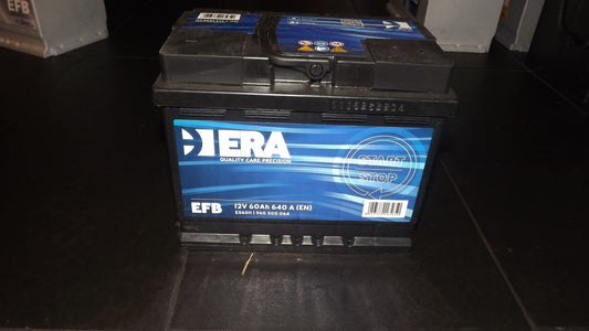 Starterbatterie 12V 60Ah 640A ERA Batterie AGM E560111 560500064