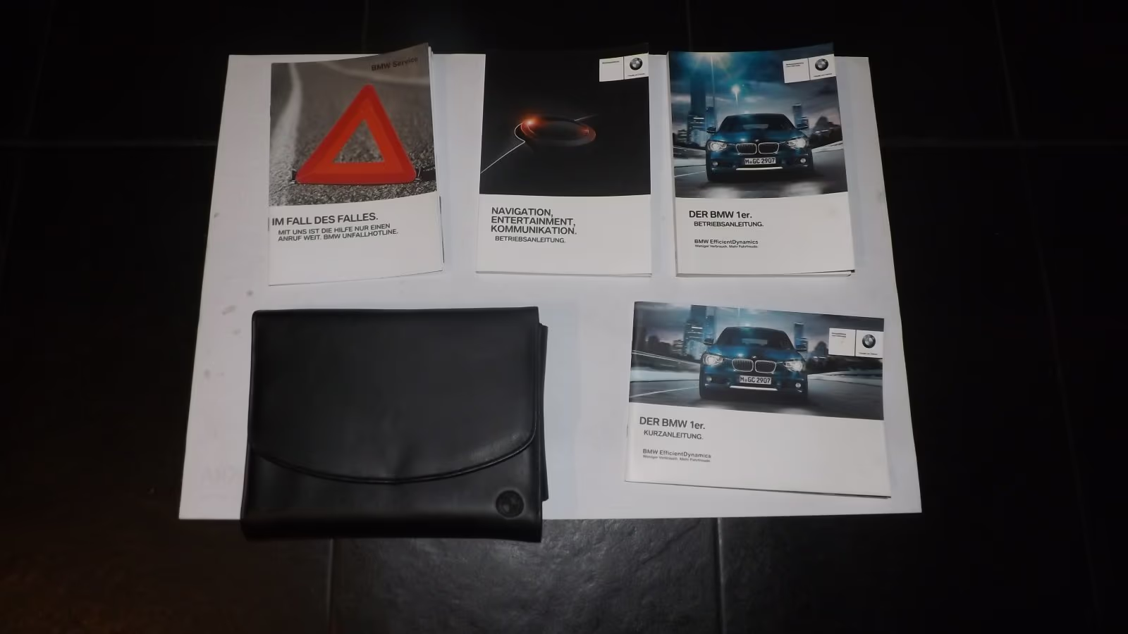 BMW 1er F20  Modellpflege Bordmappe Betriebsanleitung Fahrzeug Technik