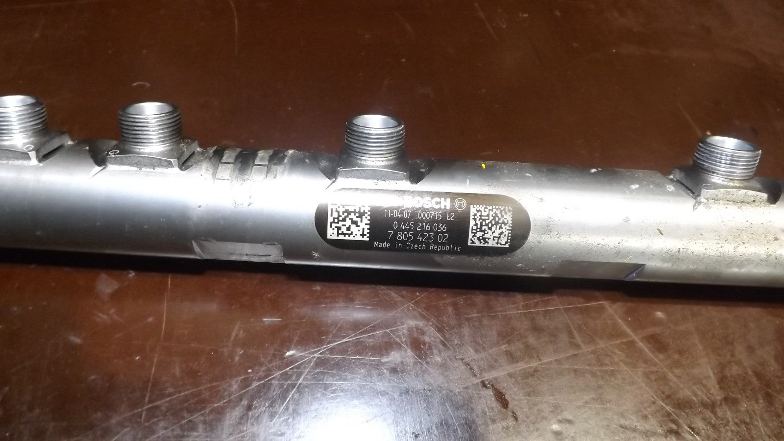 BMW Einspritzleiste Druckspeicher  E90 F01 F10 F15 F30 F36 N57D30  7805423 02