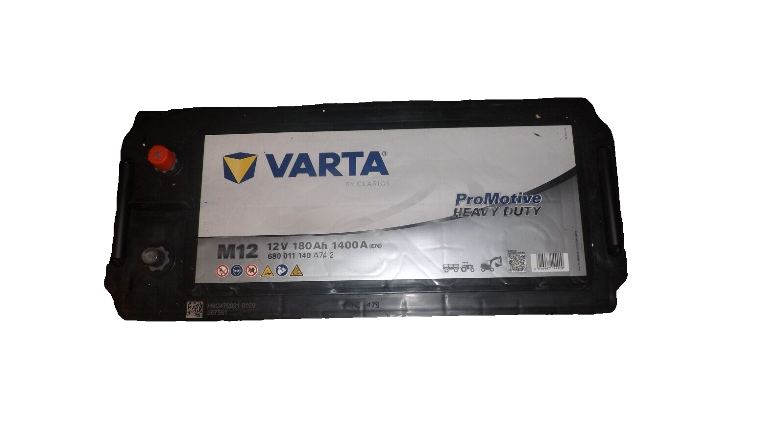 Starterbatterie Varta 680011140A742 Promotive Hd für Daf Iveco Man Claas Fendt