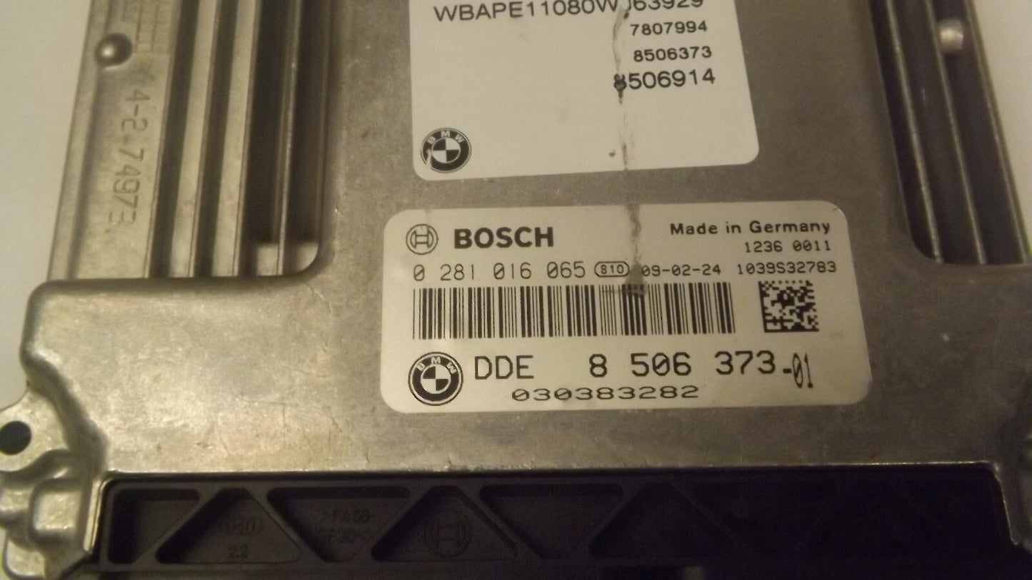 BMW X3 E83 LCI 2.0d N47 177HP Motorsteuergerät Steuergerät ECU DDE 8506373