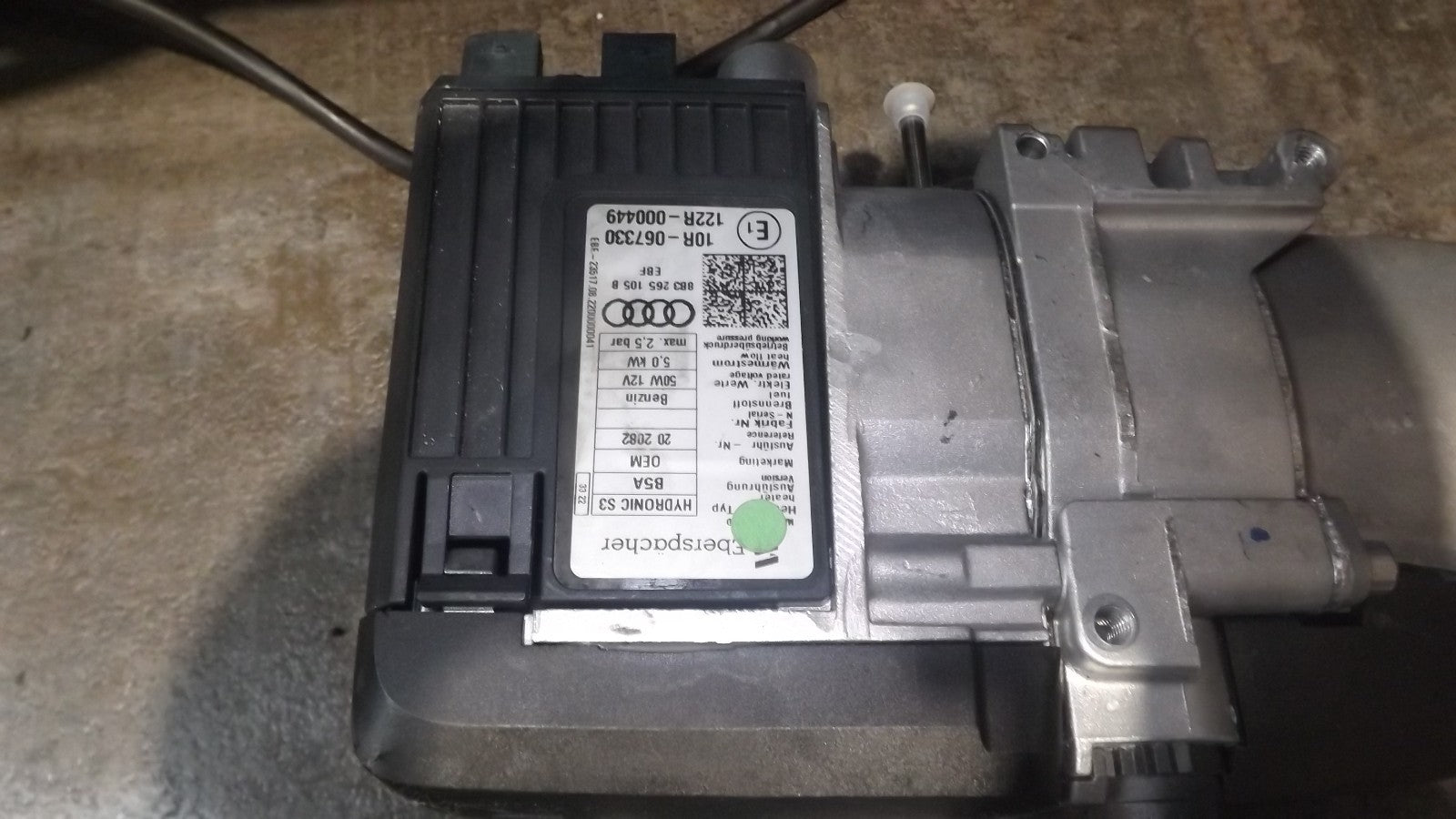 Webasto 12V Standheizung Audi 8B3265105B