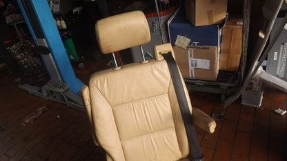 VW Multivan Sitz Sitz Beige Leder Armlehnen Isofix Hinten VW T5