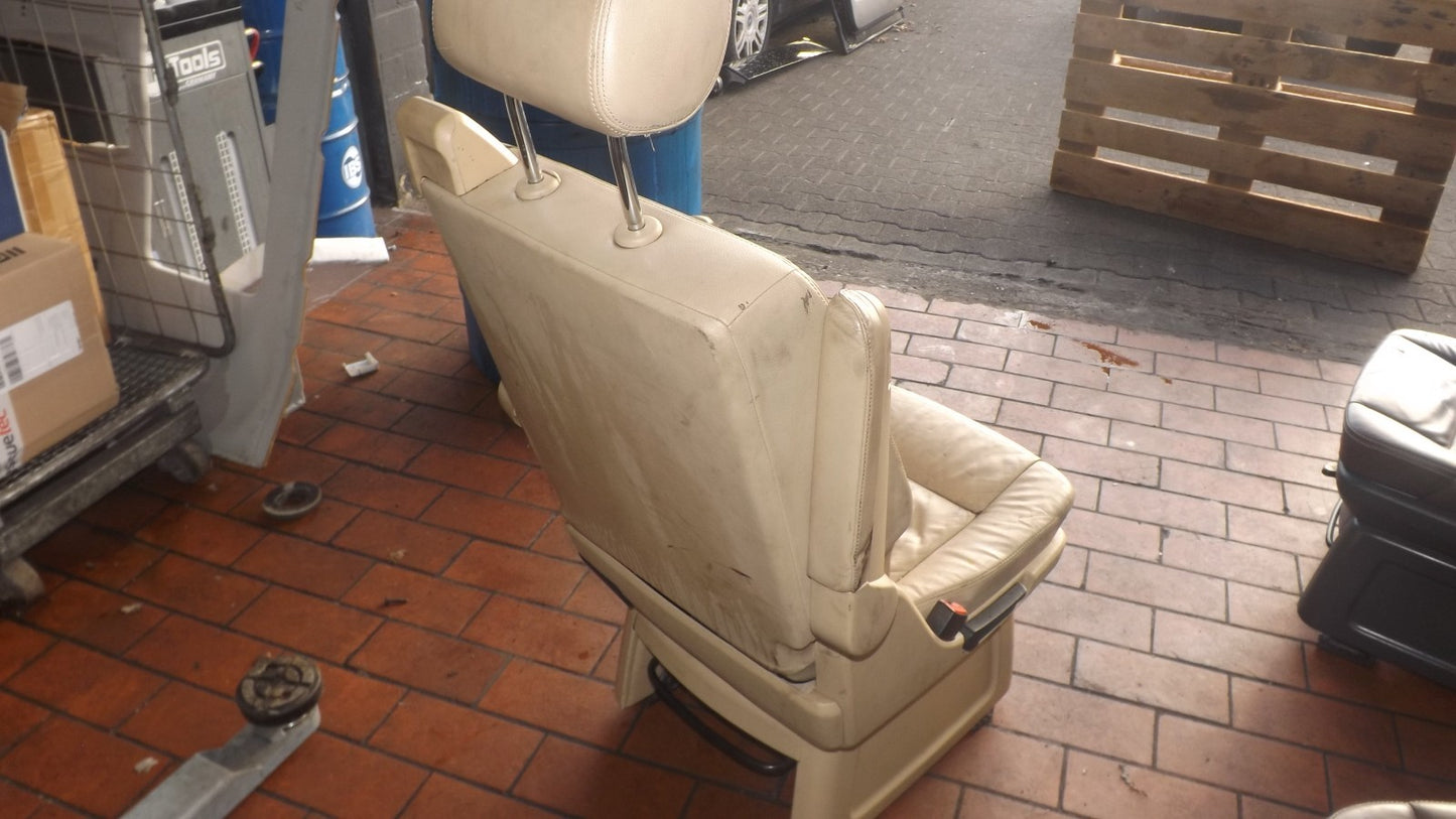 VW Multivan Sitz Sitz Beige Leder Armlehnen Isofix Hinten VW T5