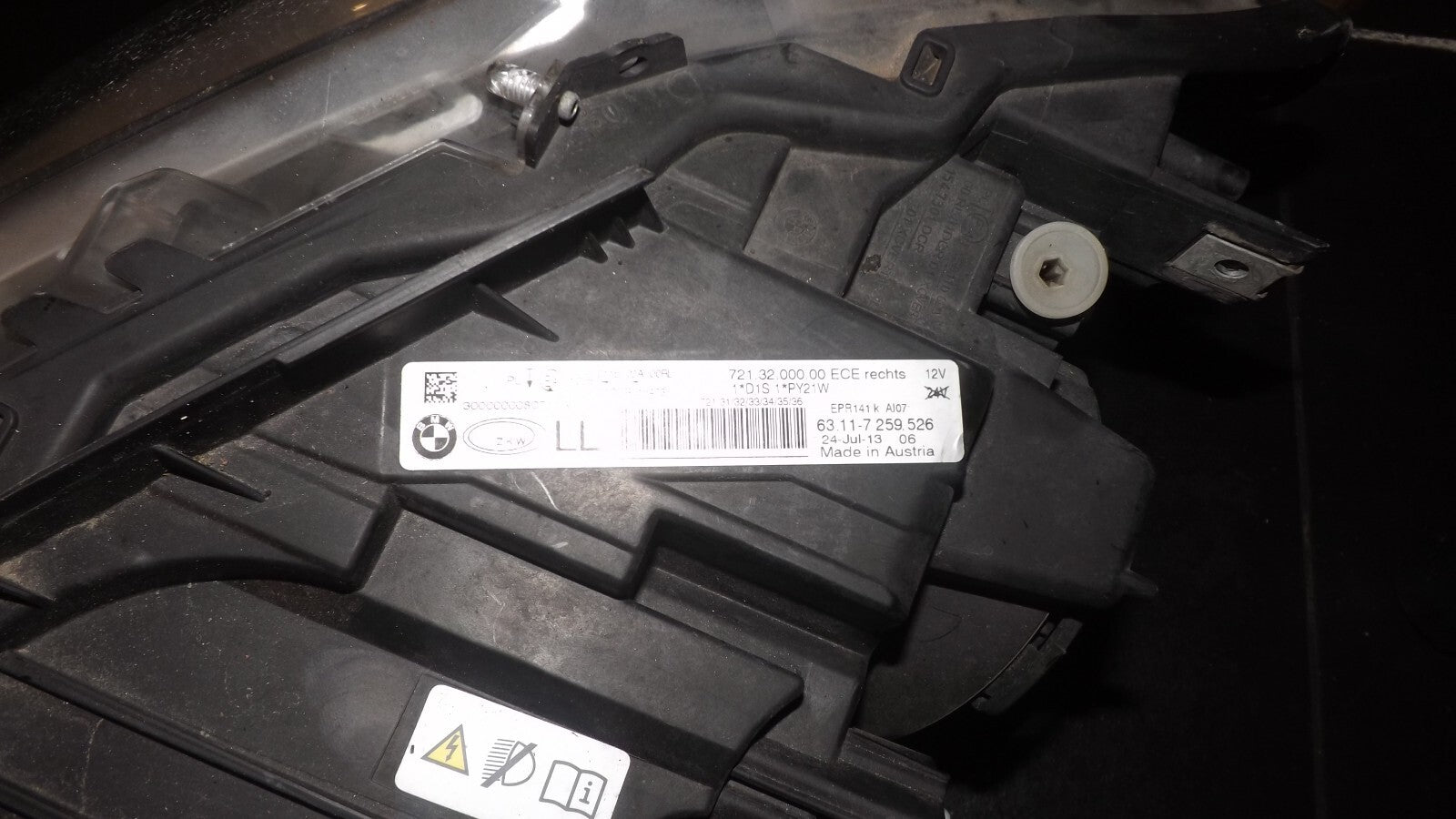Frontscheinwerfer BMW 3 F30 F31 7259526 Xenon Rechts Scheinwerfer Headlight