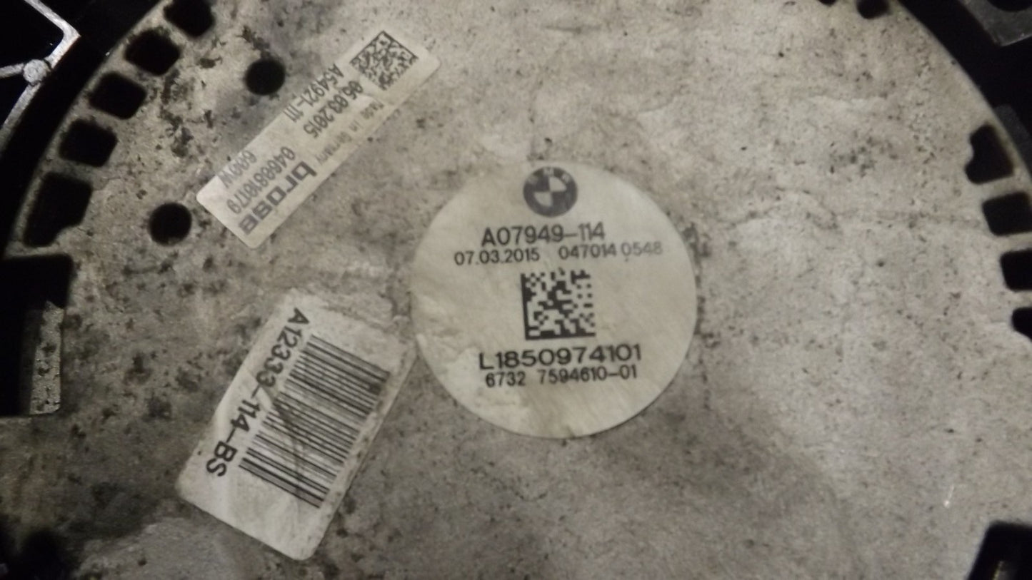 Lüftermotor Kühlerlüfter Gebläsemotor BMW 5er F10 F11 530D 535D  178990 7594610